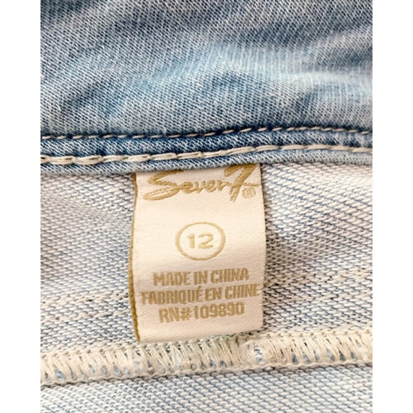 Seven7 Light Wash Mid Rise Skinny Jeans – Size 12 | Classic Stretch Denim - Picture 8 of 8